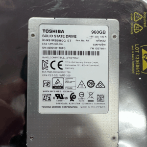 Toshiba KHK61RSE960G 960GB 2.5-Inch SAS 12Gb/s Enterprise SSD High-Performance Solid State Drive for Servers