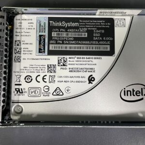 Lenovo/Intel ThinkSystem 4XB7A13637 3.84TB SATA 6Gbps 2.5-inch SSD 01PE340 SSD D3-S4610 Series SSDSC2KG038T8L Enterprise SSD