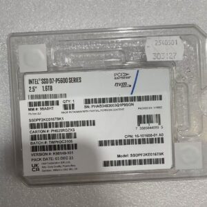 New Intel P5600 Series 1.6TB U.2 NVMe SSD SSDPF2KE016T9K SSDPF2KE016T9K1 PCIe High Performance Data Center SSD