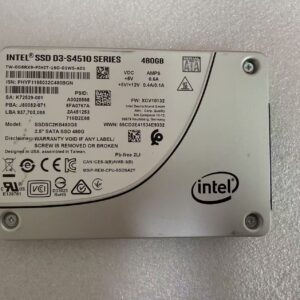 Original Intel SSDSC2KB480G8 D3-S4510 480GB 2.5" 3D TLC SATA SSD for Server Storage