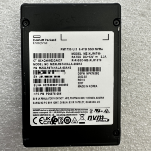 Samsung MZ-XLR6T40 6.4TB PCIe NVMe 4.0 X8 2.5" MZXLR6T4HALA-00AH3 PM1735 P36976-004 Server SSD