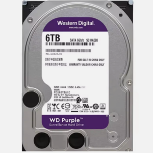 Western Digital WD Purple SC HA510 WD62EJRX-89B2VY0 6TB SATA 6Gbps 5400RPM 3.5" Security Storage HDD