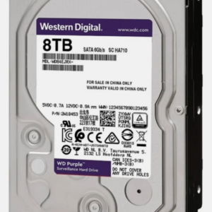 Western Digital WD Purple SC HA510 WD84EJRX 8TB SATA 6Gbps 5400RPM 3.5" NVR DVR Hard Disk