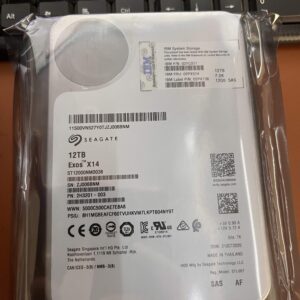 Seagate Exos X14 ST12000NM0038 12TB 12Gb/s SAS 3.5" Server HDD 7200RPM 256MB Cache HDD