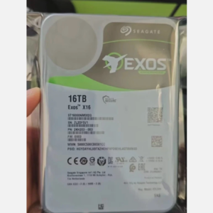 Seagate ST16000NM002G 16TB Exos X16 3.5" 512e SAS 12Gbs Enterprise Hard Drive