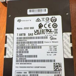 Seagate XS7680SE70104 Nytro 3332 HUO 7.68 TB 2.5" SAS 3 R2000 MBs W1650 MBs Solid State Drive