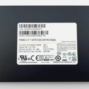 SAMSUNG MZ7LH1T9HMLT 1.92TB 2.5 PM883 SATA 6GBPS SSD - MZ7LH1T9HMLT-00005