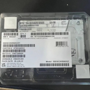 Intel SSD D3-S4520 960GB 2.5" SATA 6Gb/s SATA III Solid State Drive SSDSC2KB960GZ